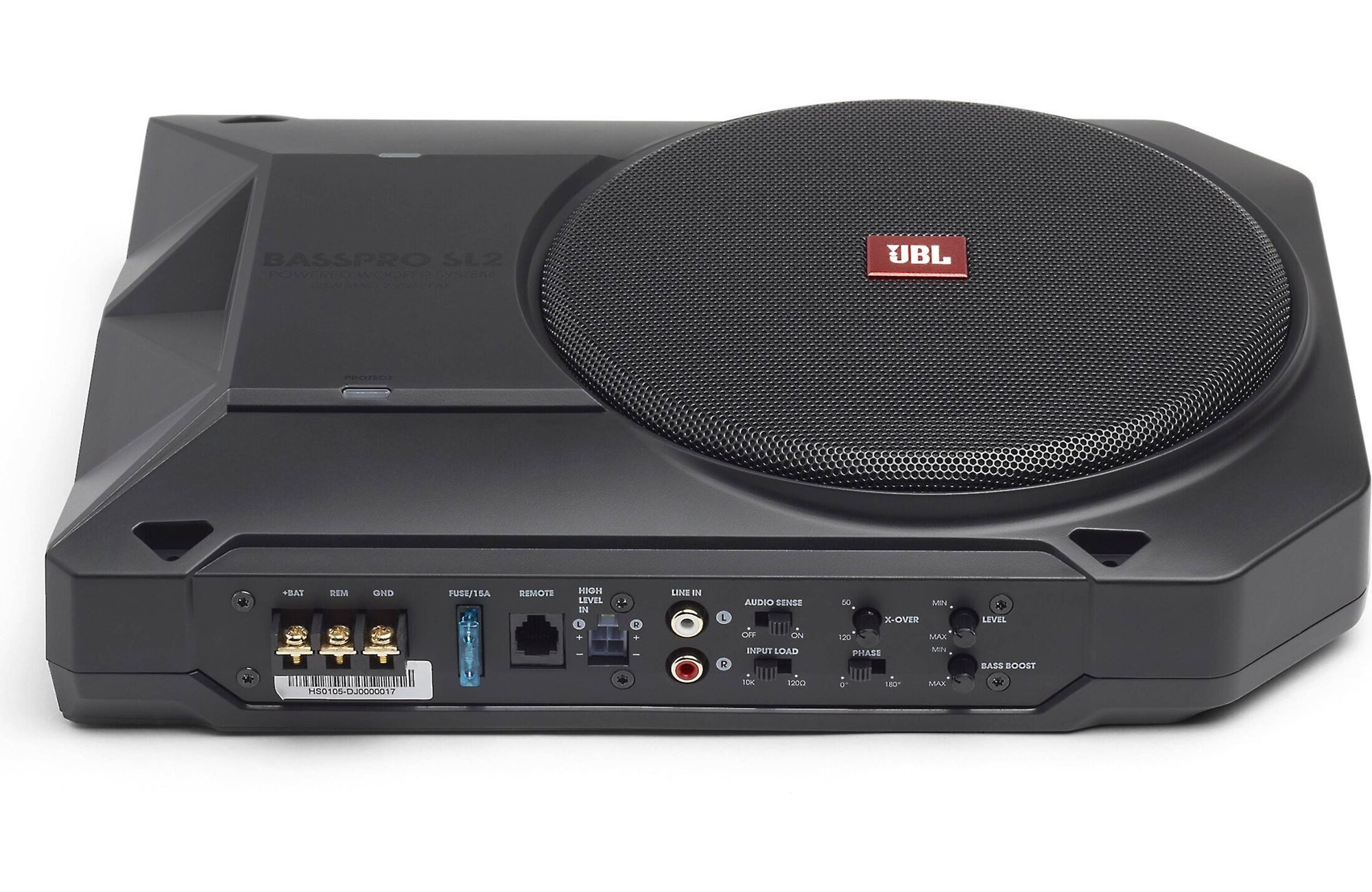 JBL Bass Pro SL2 Aktiv-Subwoofer / Untersitz Bass Auto-Subwoofer (125 W, max.: W cm) – Bild 4 von 5