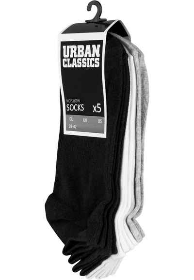URBAN CLASSICS Strümpfe Urban Classics Unisex No Show Socks 5-Pack (1-Paar)