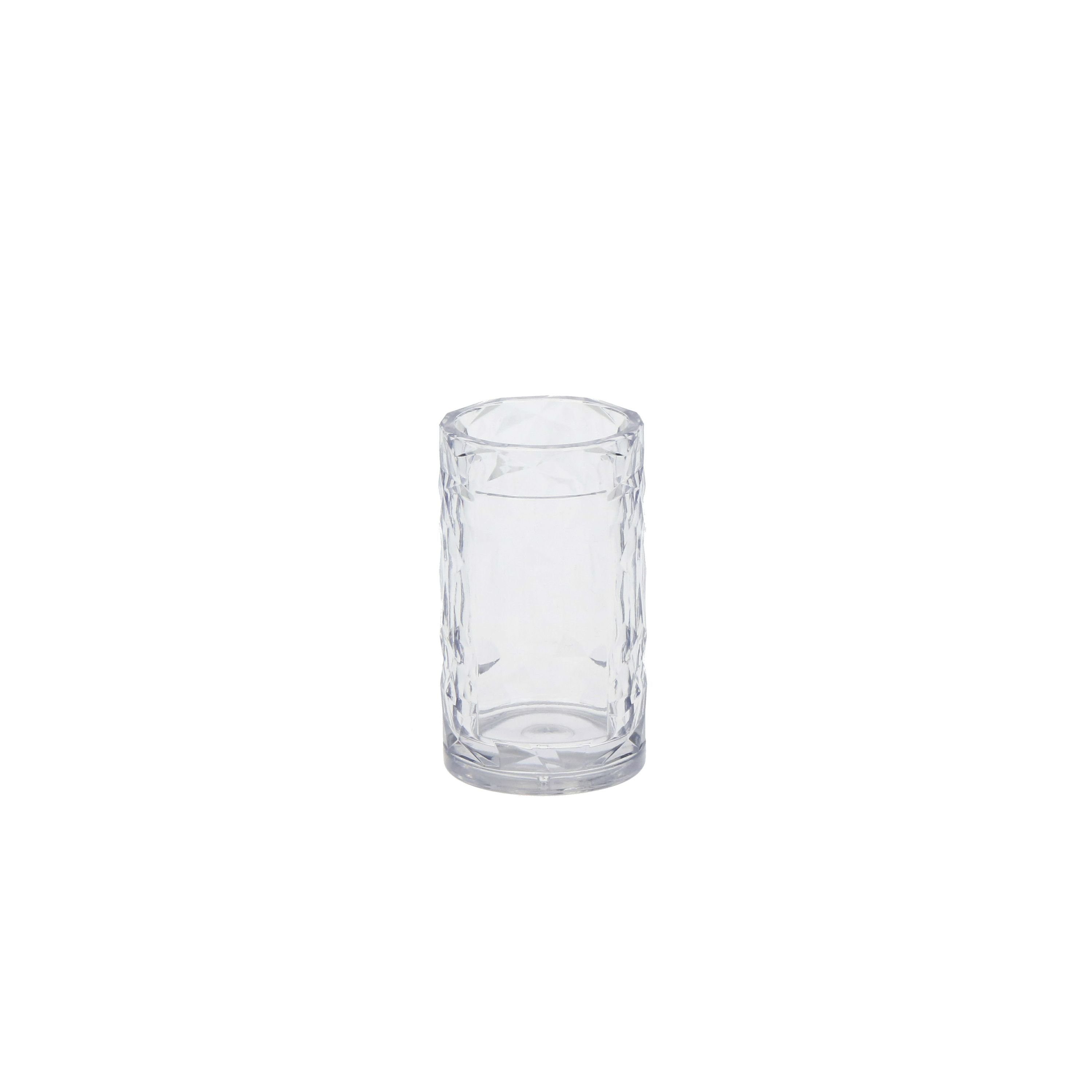 (Sparset, mehrweg.pro 0,04 Kristall-Design 1-tlg., Aufwendigen Trinkbecher "Crystal", Kunststoff, l, Mehrwegbecher 1),