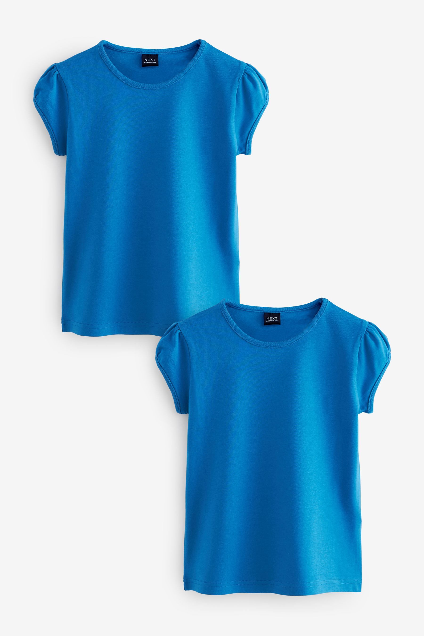 T-Shirt T-Shirts mit Puffärmeln, 2er-Pack
