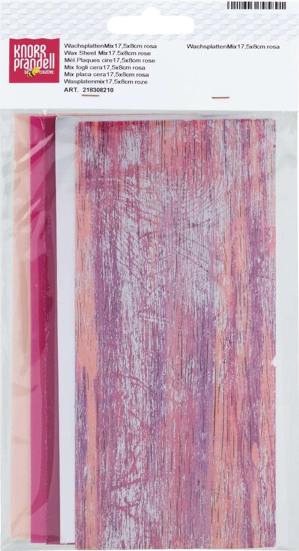 Knorr Prandell Bastelfilz Verzierwachs Sortiment rosa 1 Set