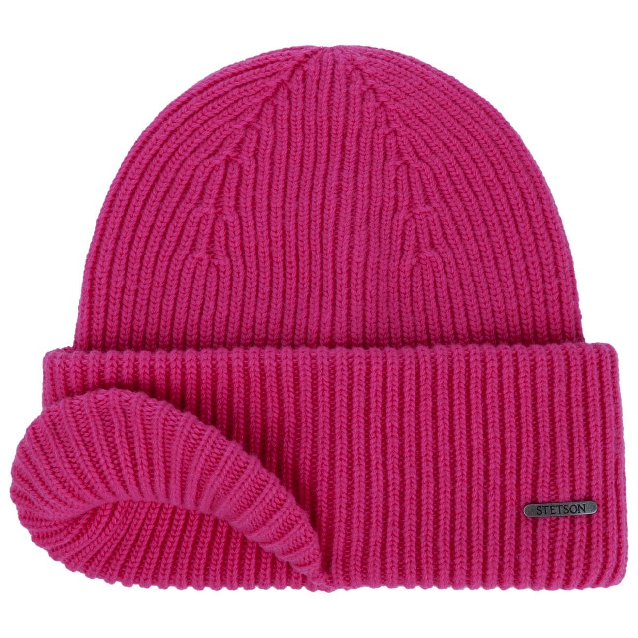 Stetson Beanie (1-St) Mütze mit Umschlag, Made in Italy