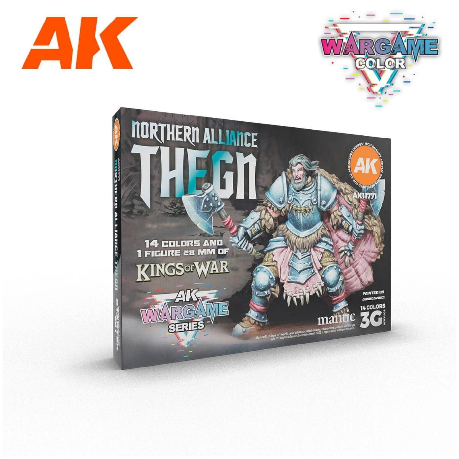 Modellbausatz Paint Set: Northern Alliance Thegn - Wargame Starter Set - incl. 1 Fig