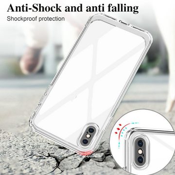 Protectorking Handyhülle Schutzhülle für iPhone X Kamera Case Panzerhülle Handyhülle Cover 6,1 Zoll, Schutz.