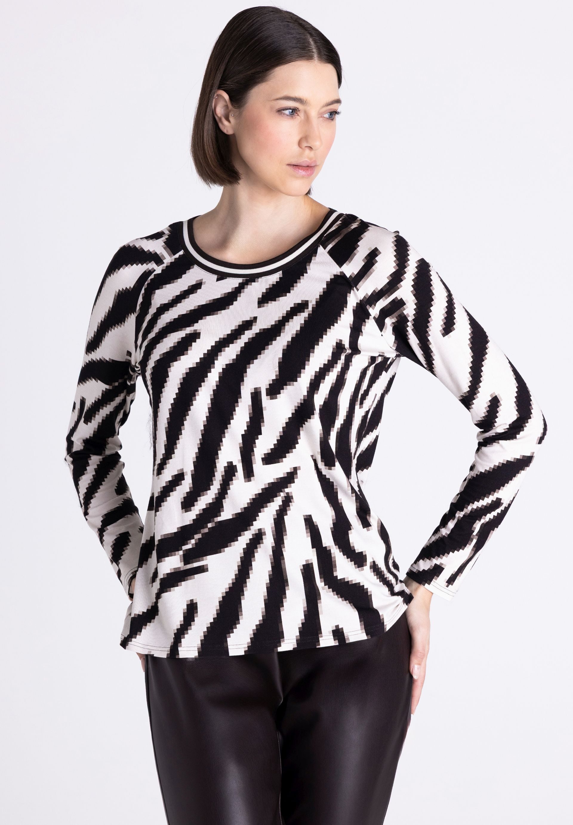 TUZZI T-Shirt mit Animal-Print