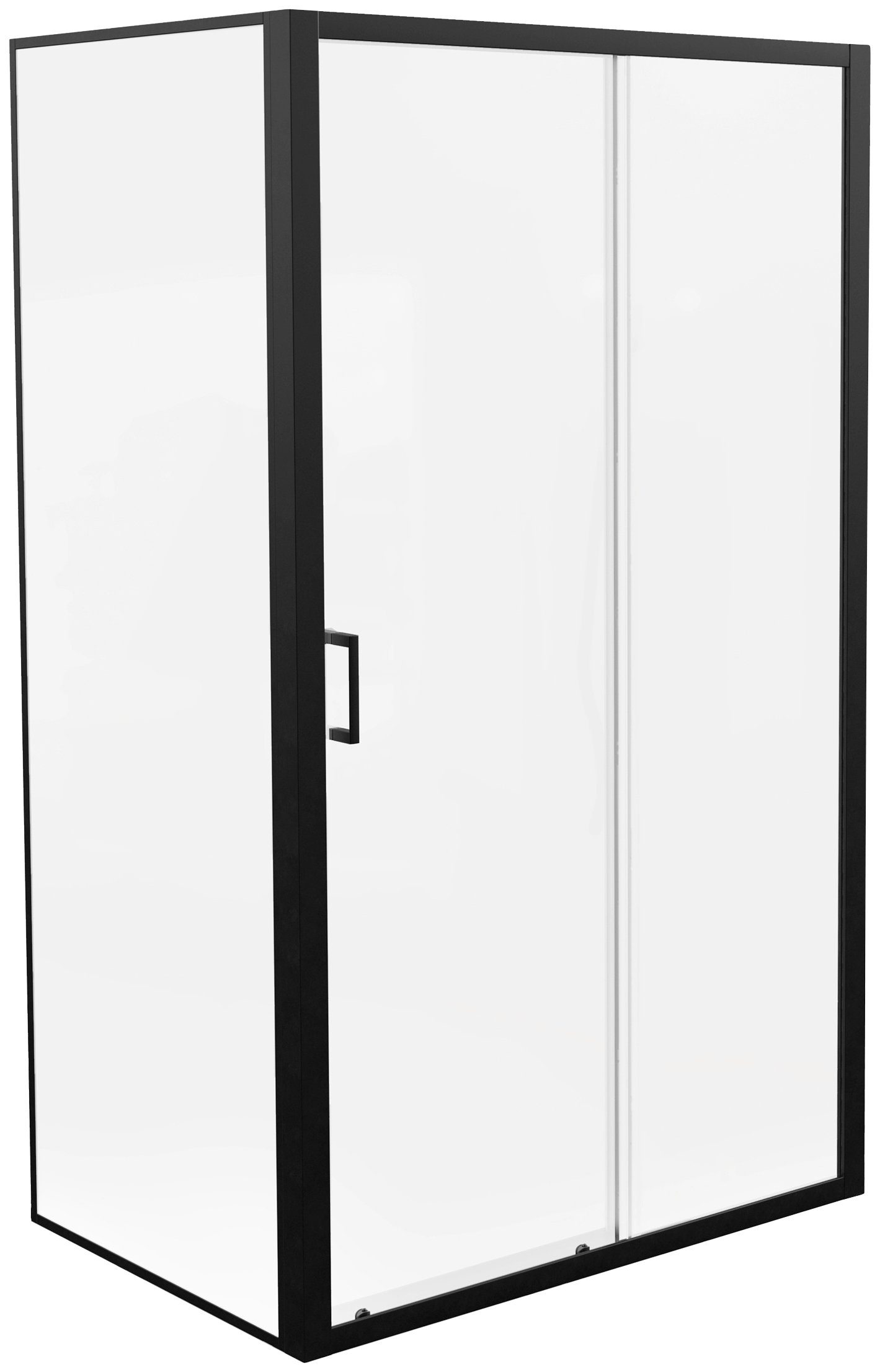 Marwell Eckdusche CITY, BxT: 120x80 cm, Einscheibensicherheitsglas, mit Fronteinsteig