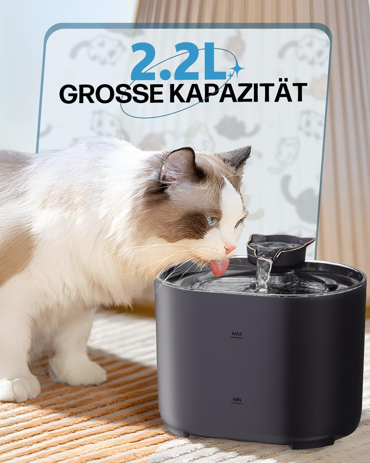 RWEUOQ Trinkbrunnen Katzenbrunnen Trinkbrunnen Für Katzen günstig online kaufen