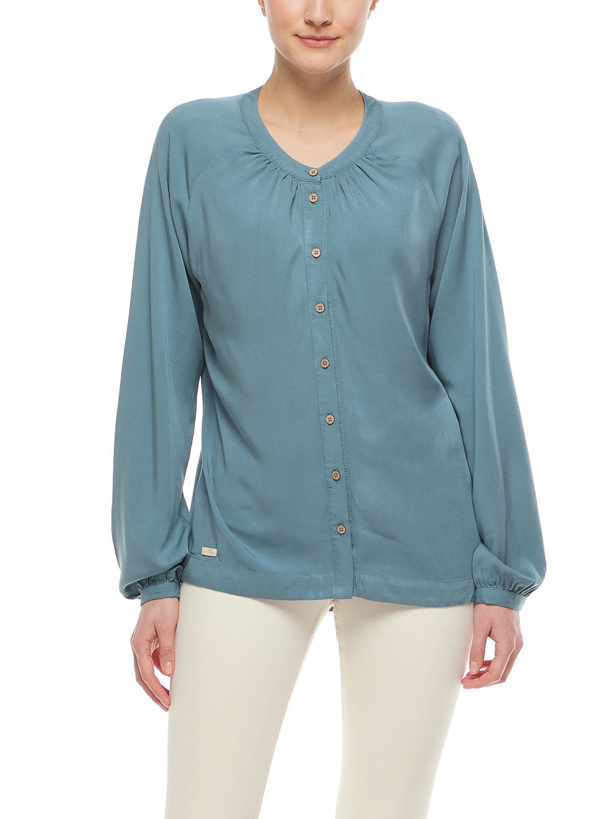 Ragwear Langarmbluse Damen Doubravka, Dusty Green