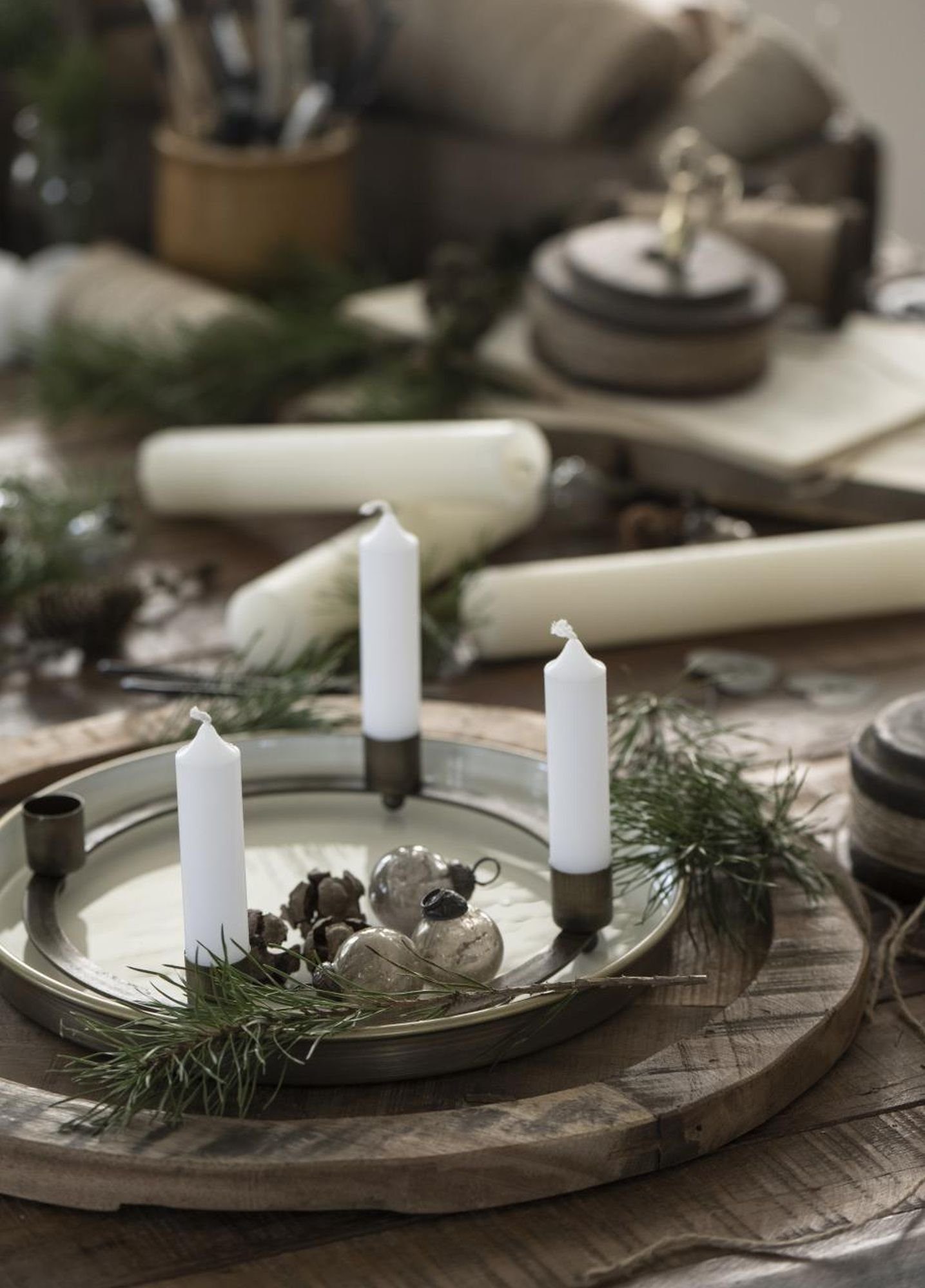 Ib Laursen Kerzenhalter Kerzenständer Kerzenhalter Messing Adventskranz Ib Weihnachten