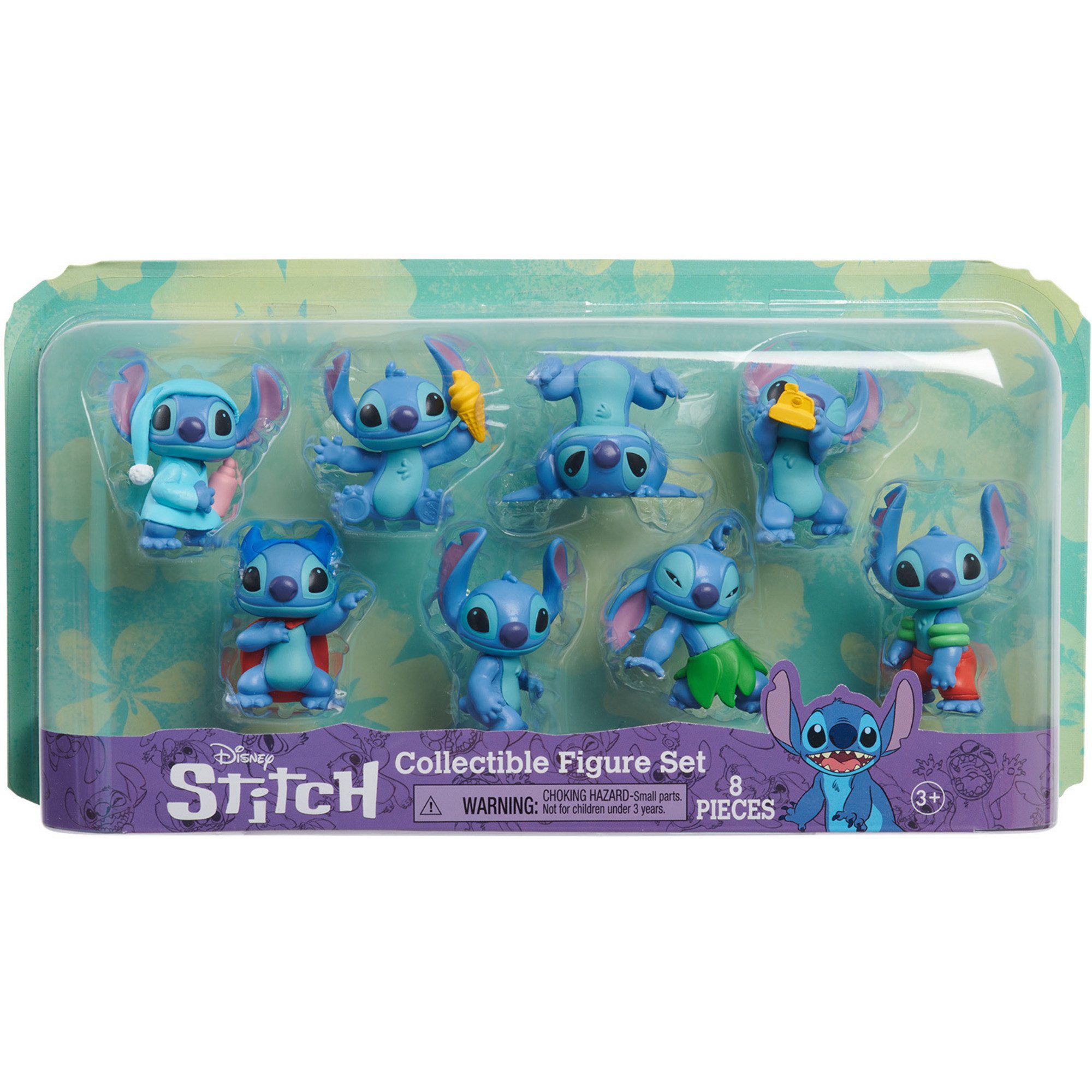 Just Play Spielfigur Just Play Disney Stitch Sammelbox mit 8 Figuren