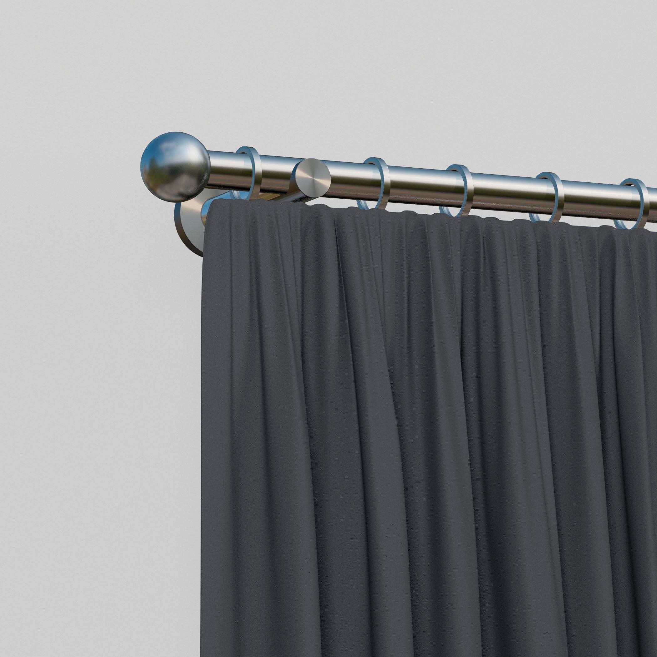 indeko Gardinenstange Colombes, Ø 20 mm, 1-läufig, Wunschmaßlänge, verschra günstig online kaufen