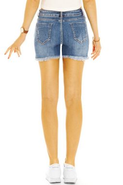 be styled Jeansshorts Jeans Hotpants Mini Damen Shorts, kurze Frauen Hose - j27i 5-Pocket-Style, mit Stretch-Anteil