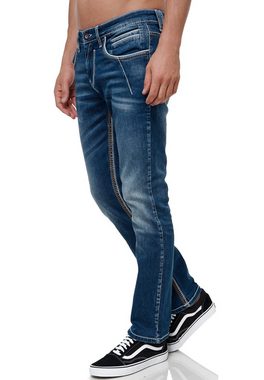 Rusty Neal Straight-Jeans NEW YORK 49 mit trendigen Ziernähten