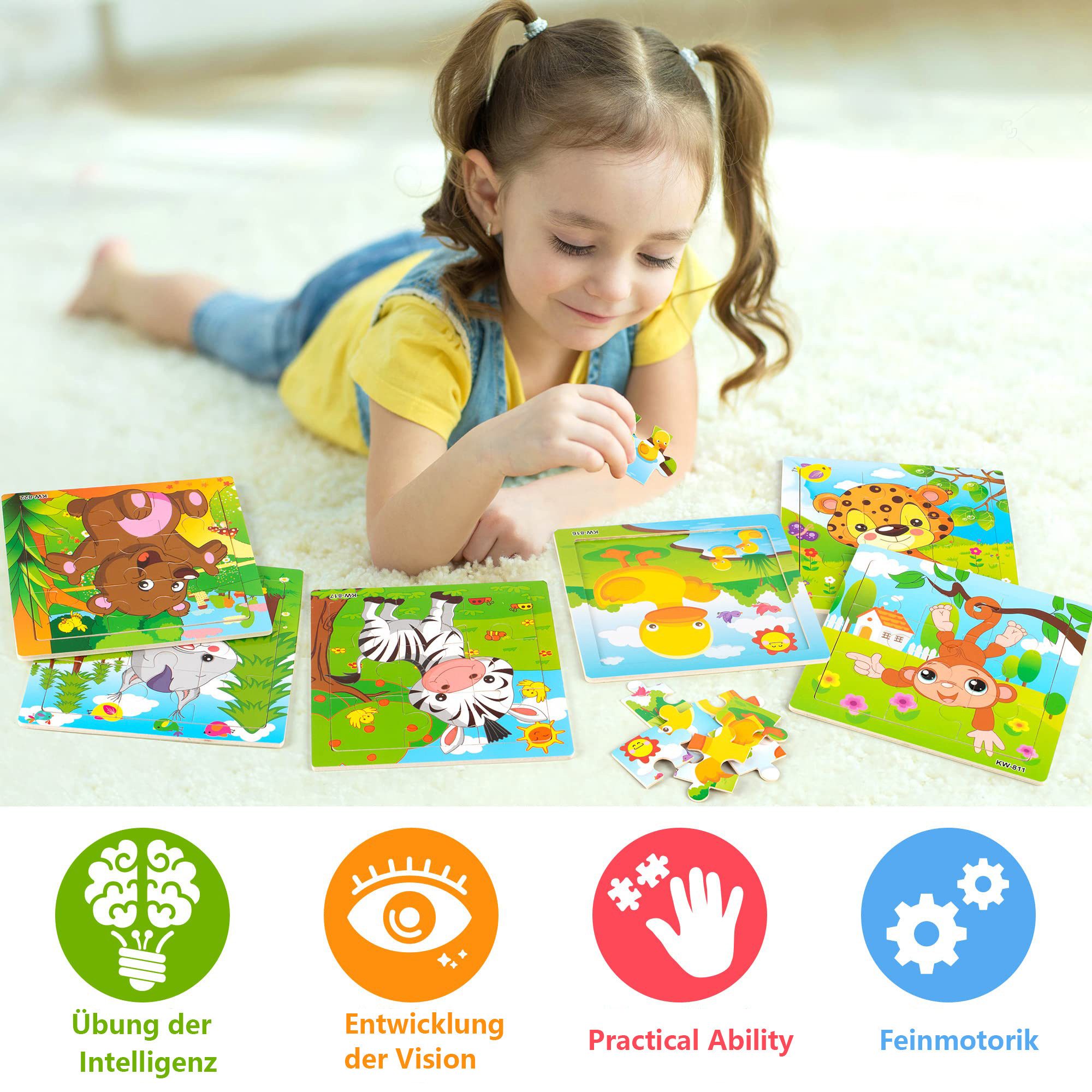 CLTYQ Puzzle Tierkinder Puzzleteile Kinder Puzzle günstig online kaufen