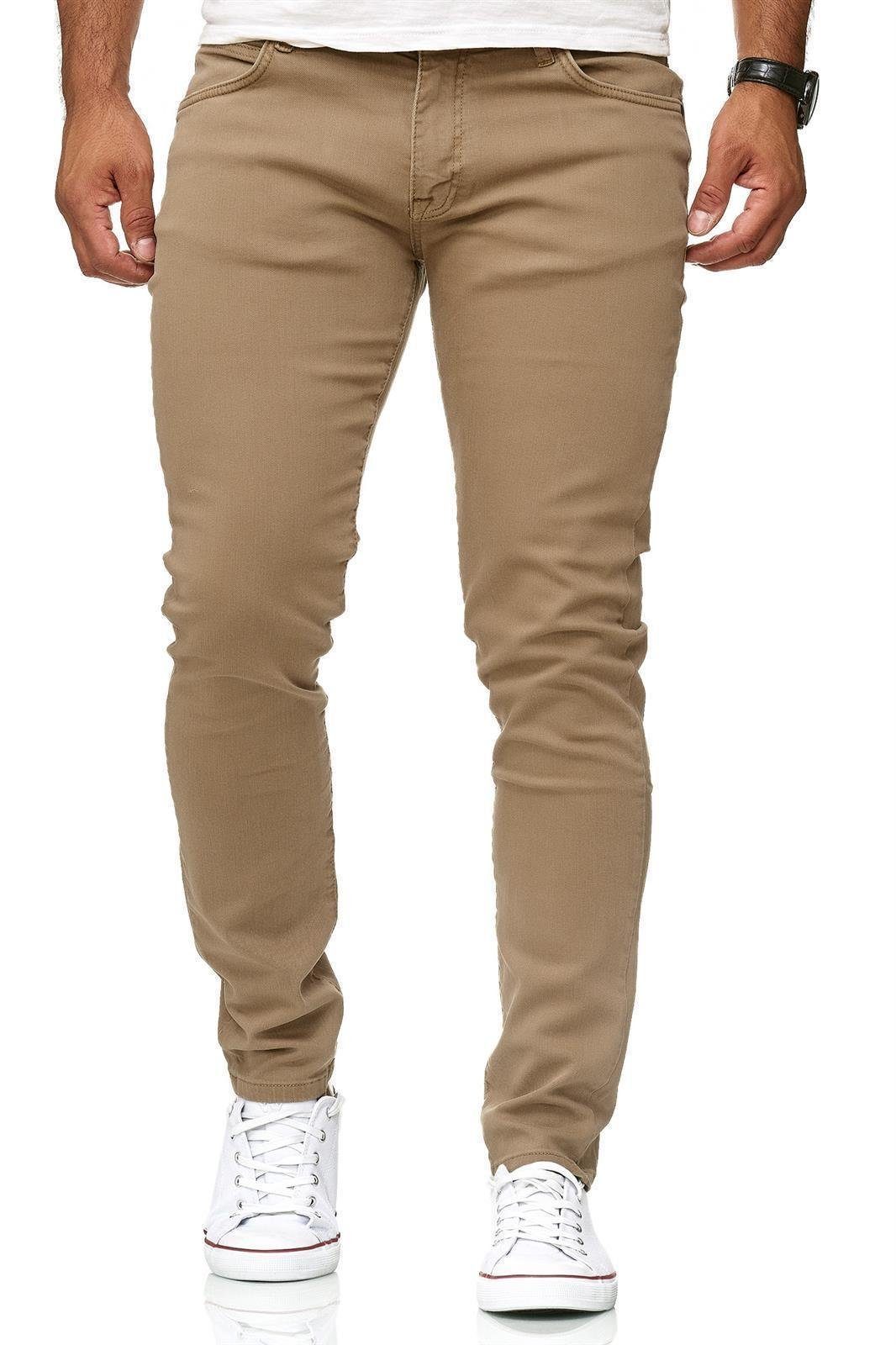 Slim-Fit RedBridge Stretchkomfort Hose Camel Chinohose Premium