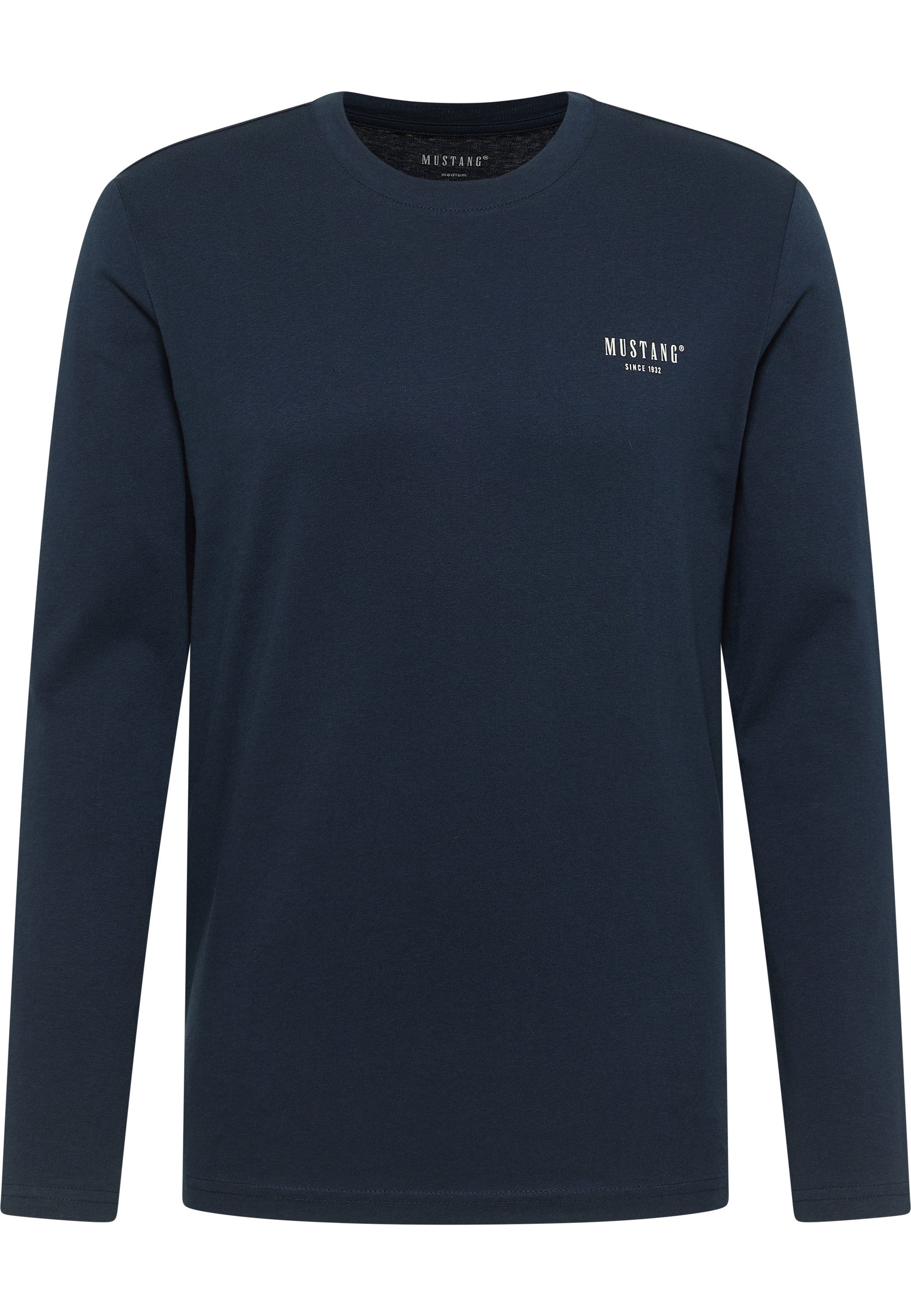 MUSTANG Langarmshirt Herren Style Asheville günstig online kaufen