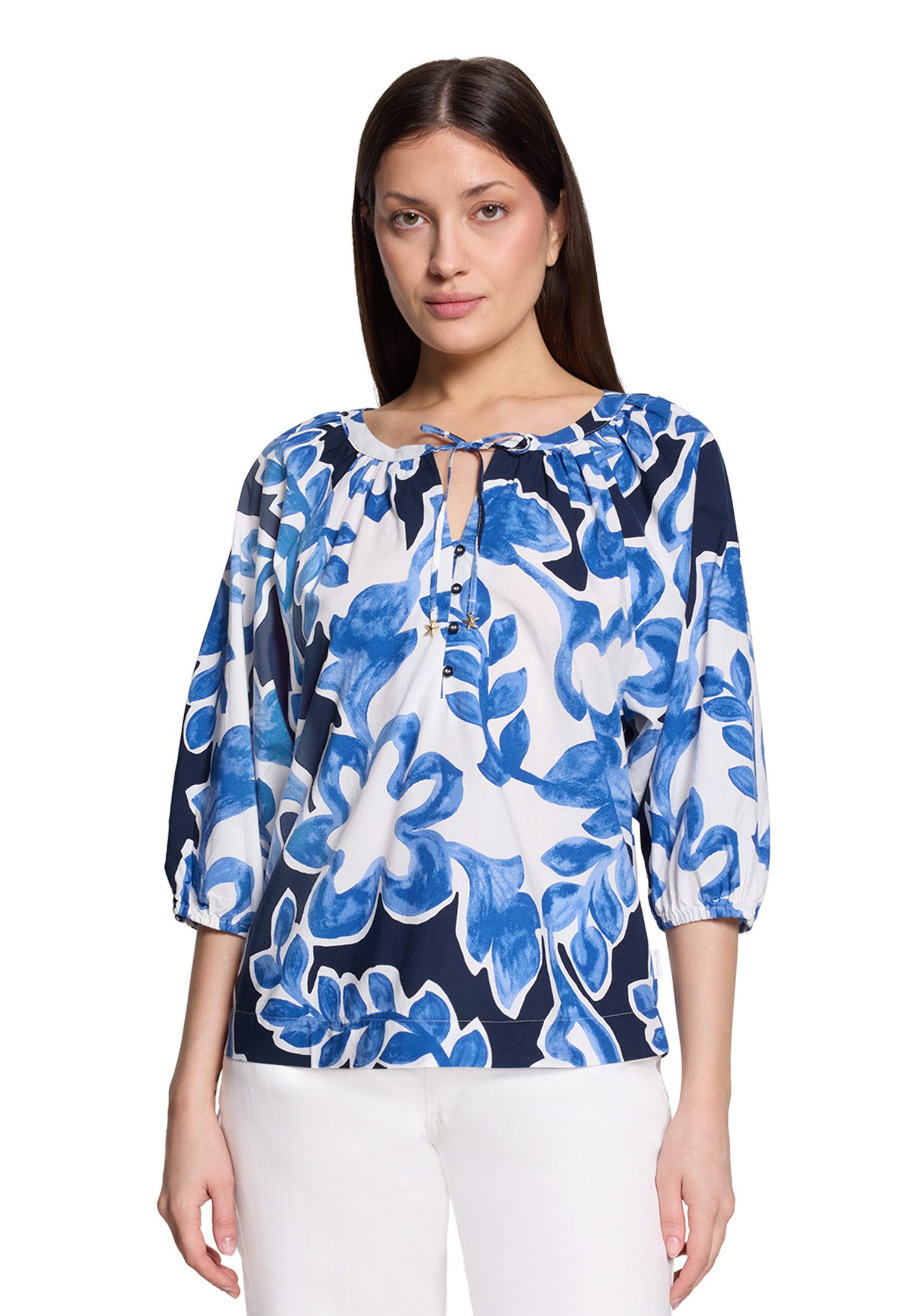 Schlupfbluse Damen mit Print