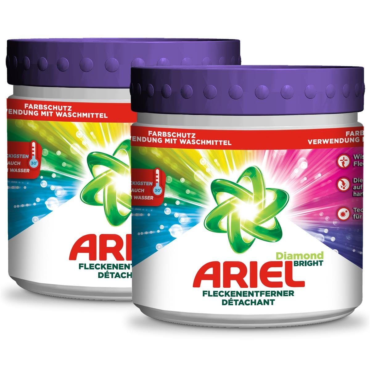 ARIEL Ariel Fleckenentferner Color 500g löst Flecken auch im kalten Wasser (Fleckentferner