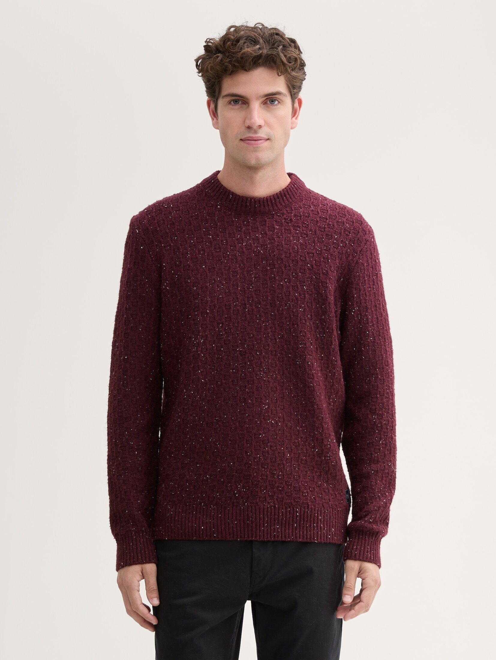Strickpullover Strickpullover mit Struktur