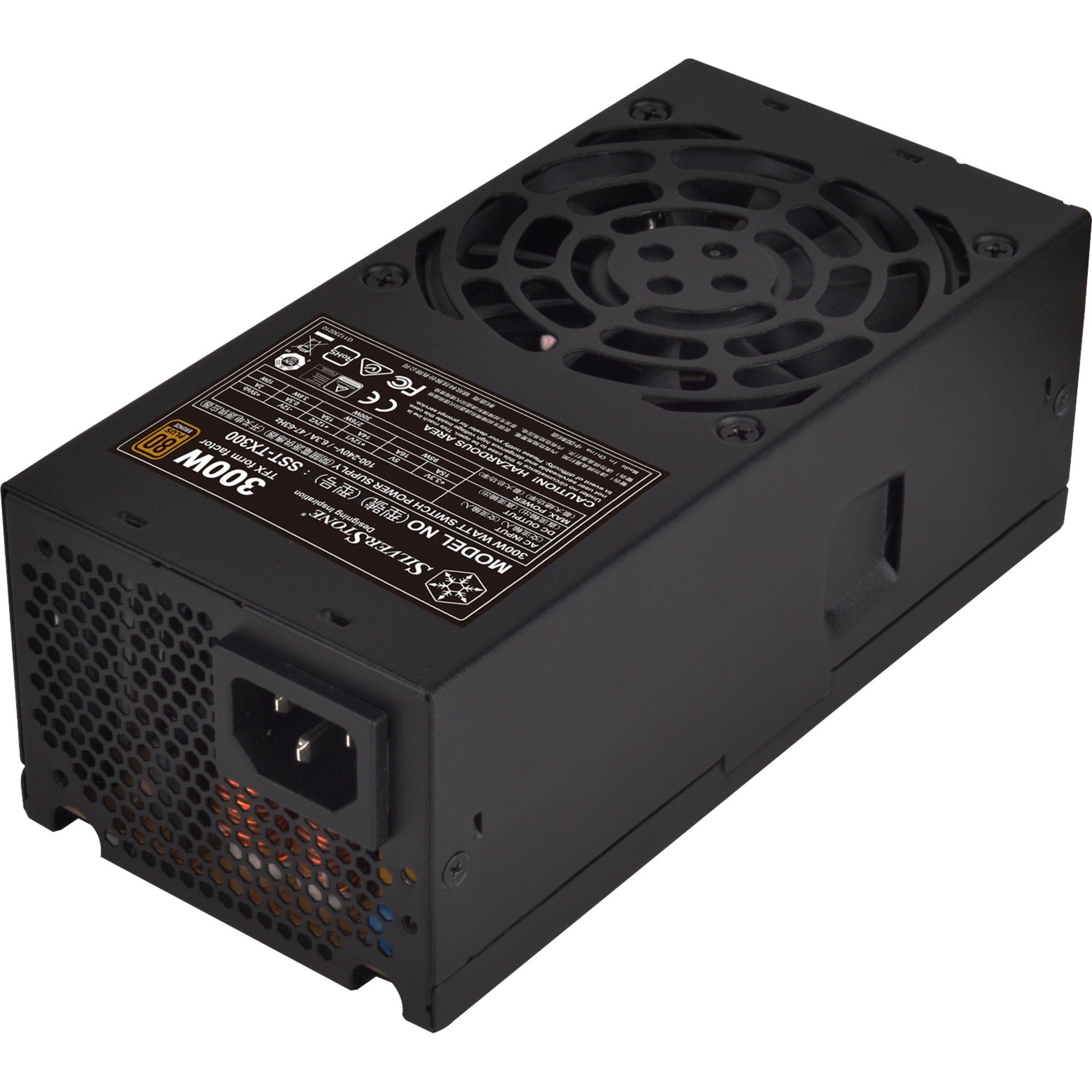 Silverstone SilverStone SST-TX300, PC-Netzteil, (1x PCIe) PC-Netzteil (80 PLUS Bronze)