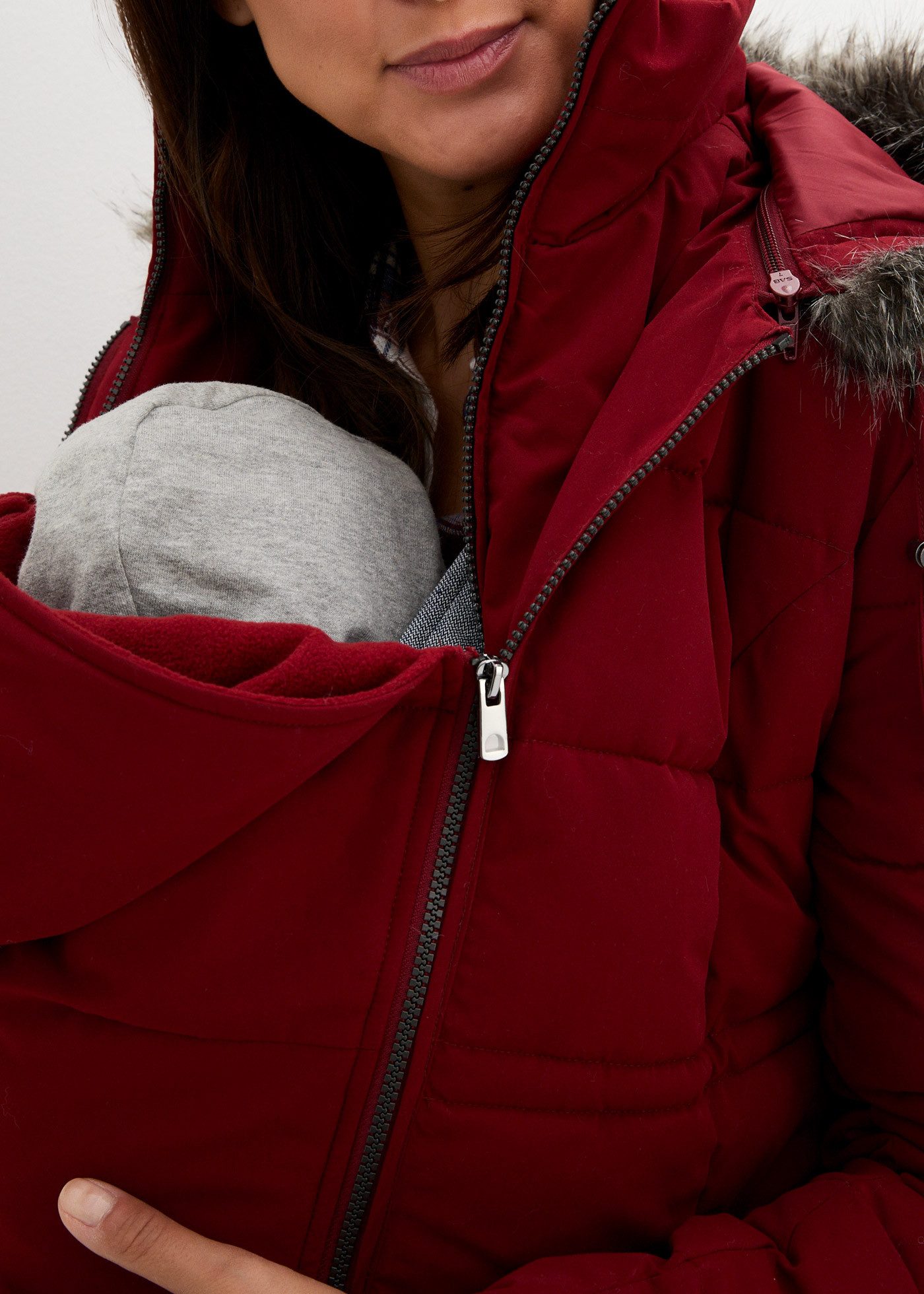 bonprix Umstandsjacke 3-in-1 Tragefunktion für Schwangerschaft und Babytragen