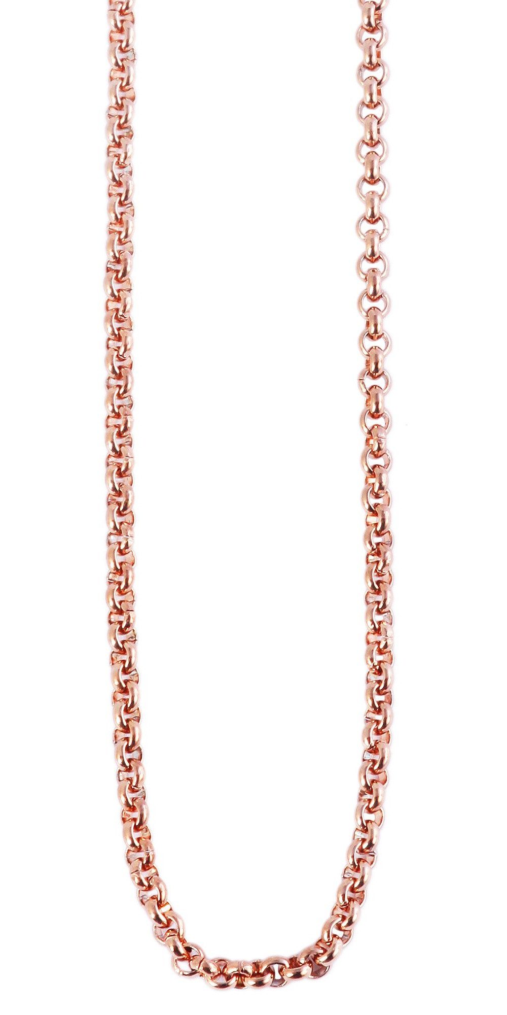 Kette ohne Anhänger Halskette – Erbskette aus Edelstahl 40 cm