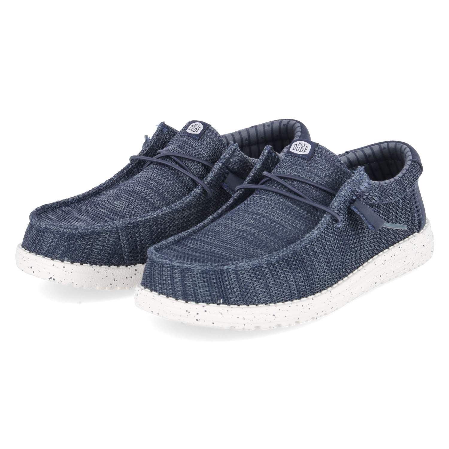 Hey Dude HeyDude HD41898-410 Herren Textil blau Schnürschuh günstig online kaufen