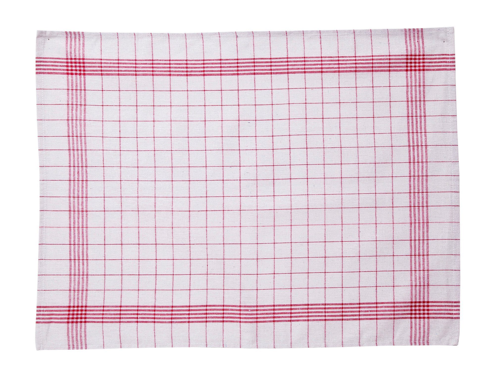 Hometex Premium Textiles Geschirrtuch Trockentuch, einsetzbares Vielfältig 10er 50x70 Blau/Rot-Weiß Allzweck-Tücher aus Premium-Qualität kariert Set 100% cm Baumwolle, 
