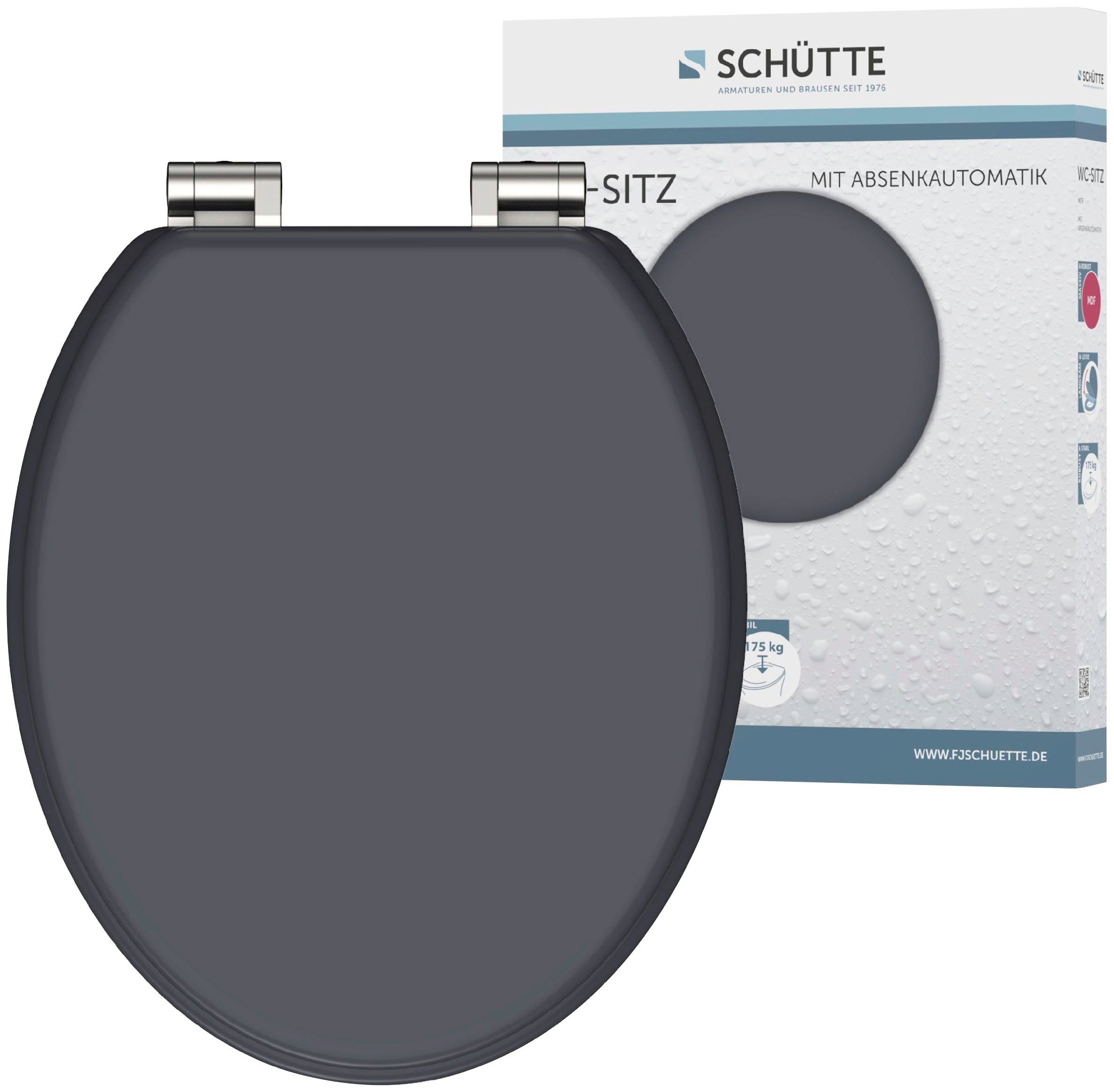 Schütte WC-Sitz SPIRIT, mit Absenkautomatik und günstig online kaufen