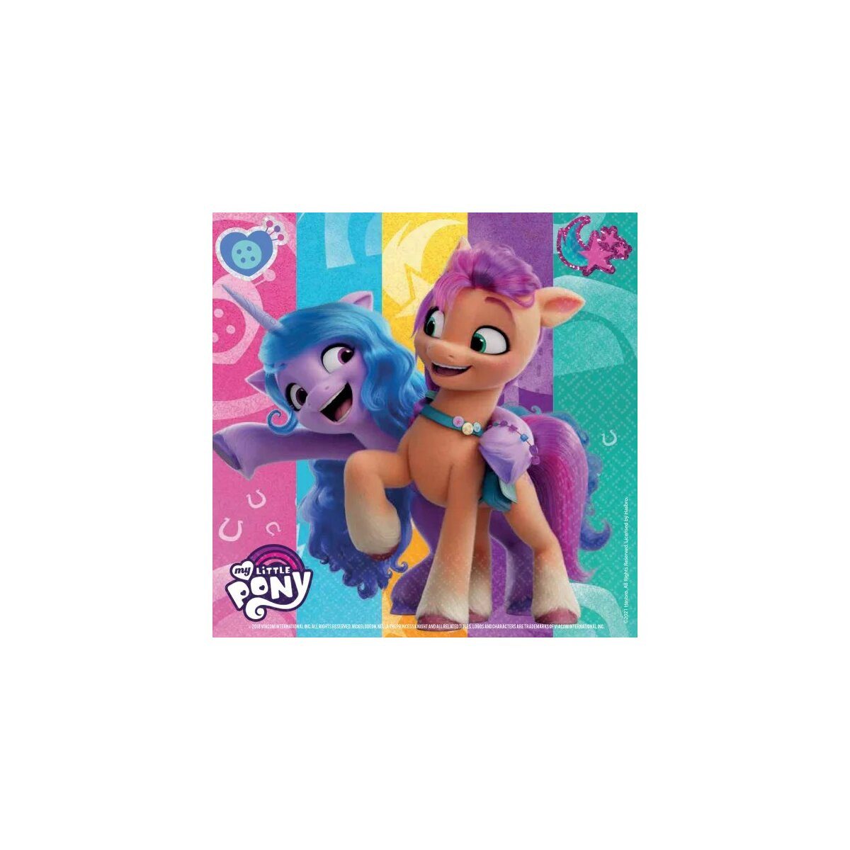 My Little Pony Papierserviette My Little Pony New Generation Serviette 16 Stück 33x33 cm