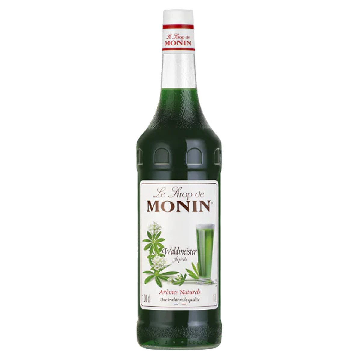 MONIN Getränke-Sirup, Monin Waldmeister Sirup ideal für Cocktails und Drinks 1000ml