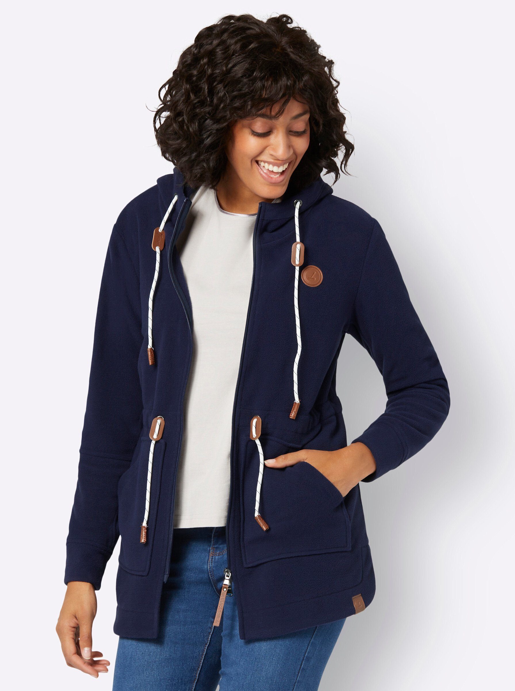 Casual Looks Fleecejacke günstig online kaufen