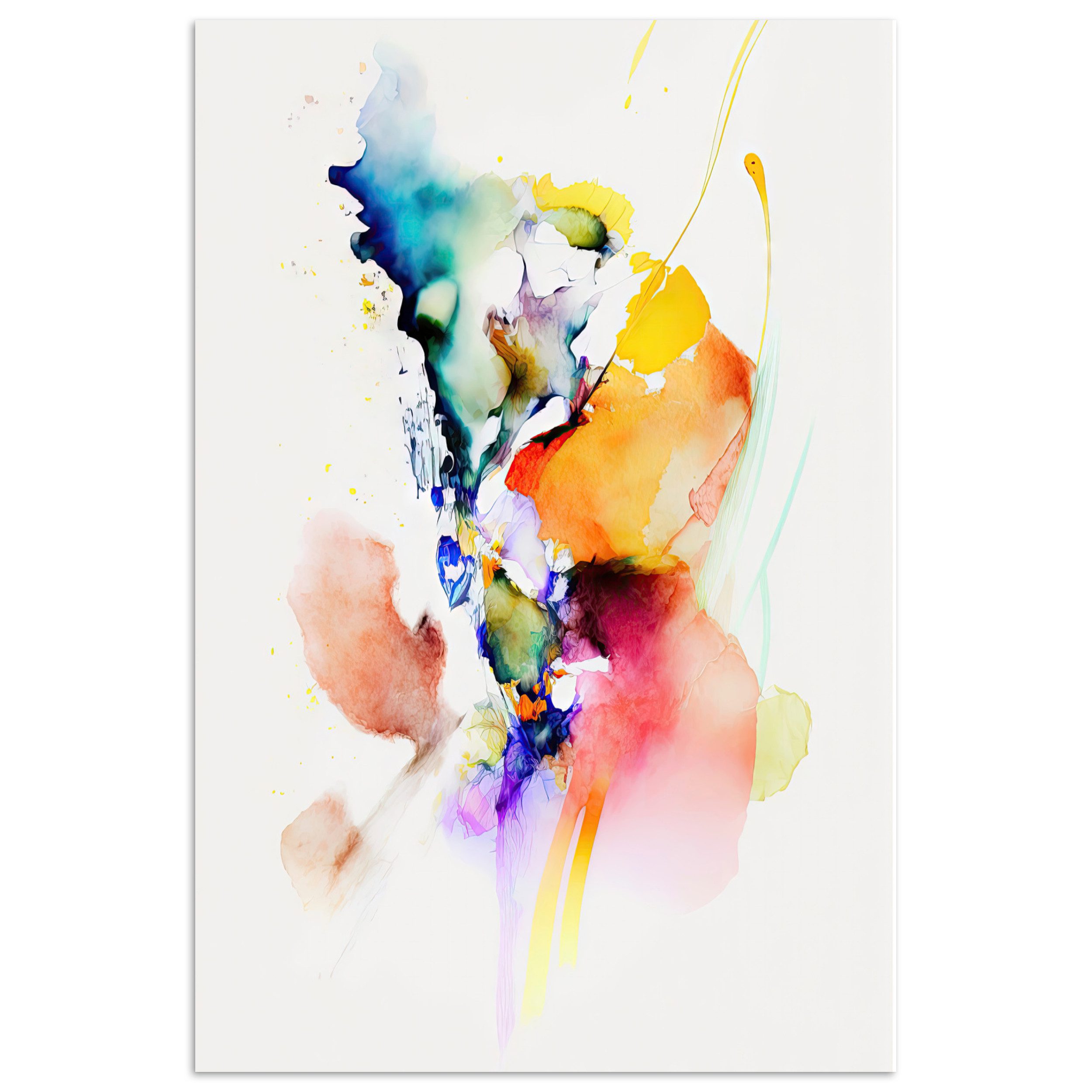 MuchoWow Poster Aquarell - Regenbogen - günstig online kaufen