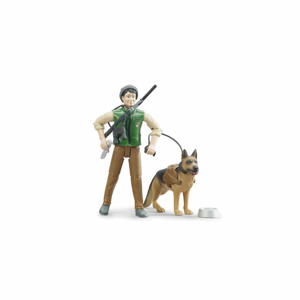 Bruder® Spielfigur bworld 62660 Förster mit Hund und Ausrüstung, Spielfigur  Forstwirtschaft