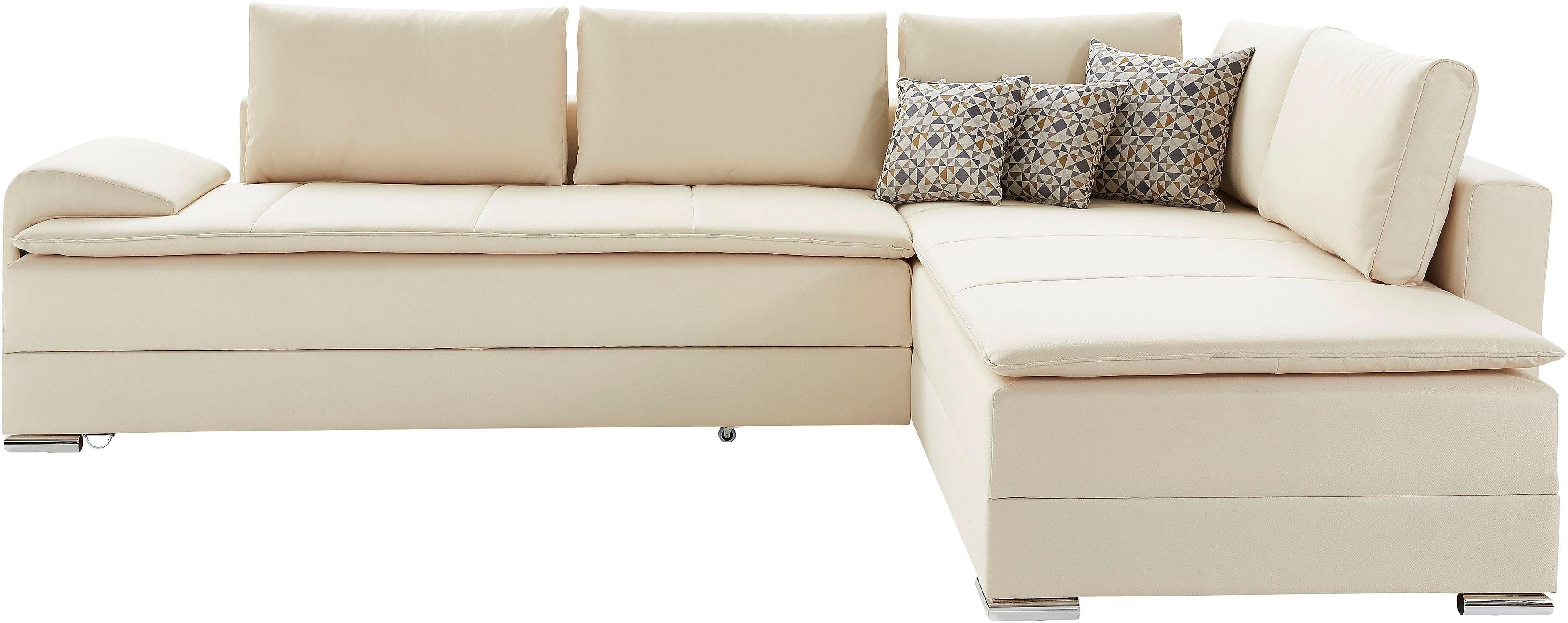 INOSIGN Ecksofa "Night & Day L-Form, B: 324 cm", mit Bettfunktion, Bettkast günstig online kaufen