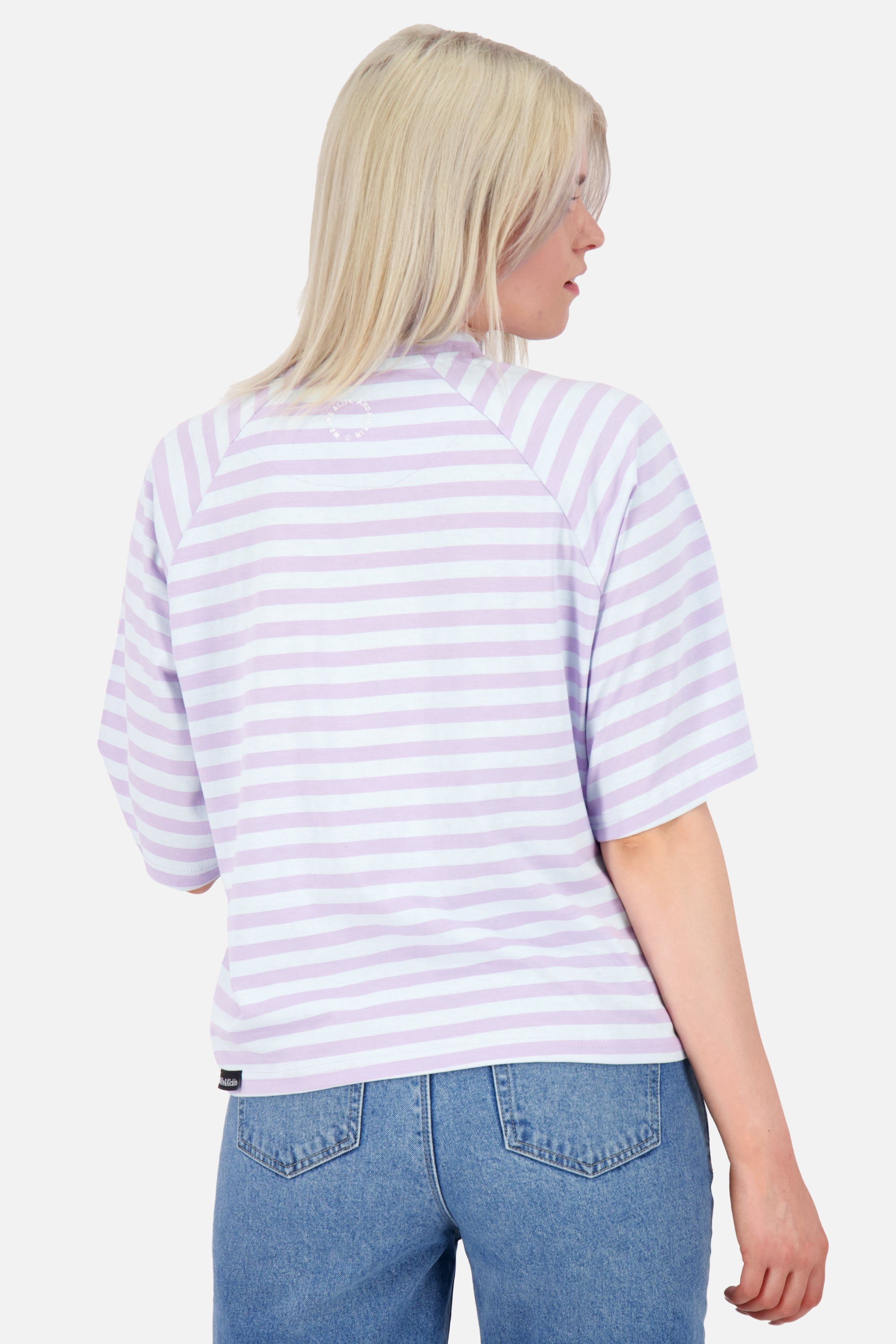 & RubyAK Shirt lavender Alife Kickin Z digital Kurzarmshirt, Rundhalsshirt Damen Shirt