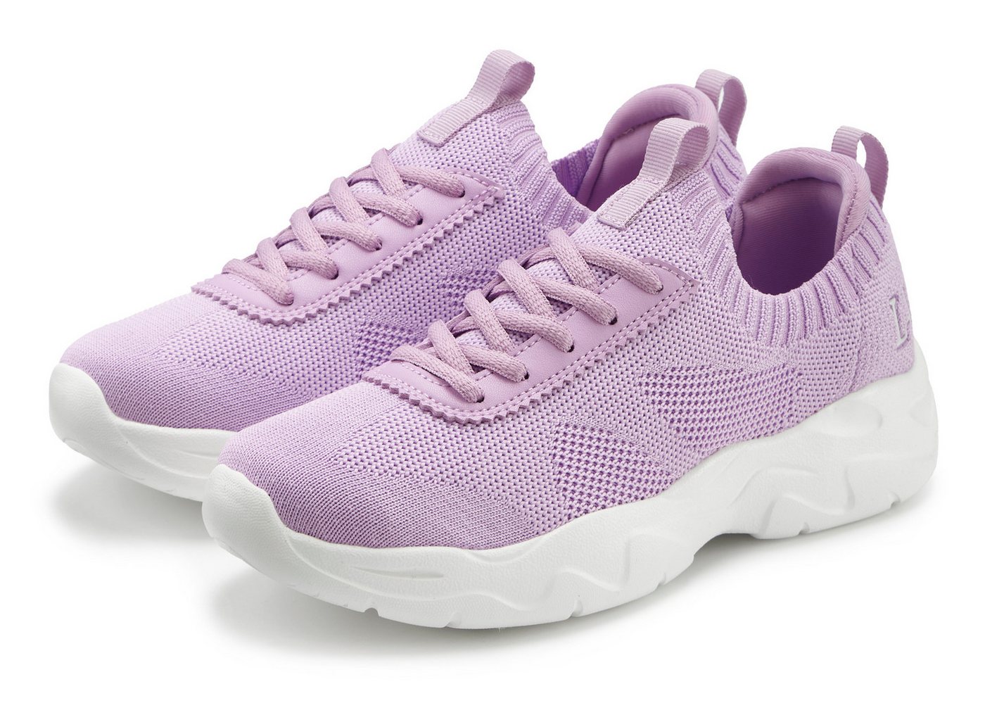 LASCANA ACTIVE Turnschuhe, Sneaker ultraleicht und bequem zum Reinschlüpfen mit Zierschnürung VEGAN