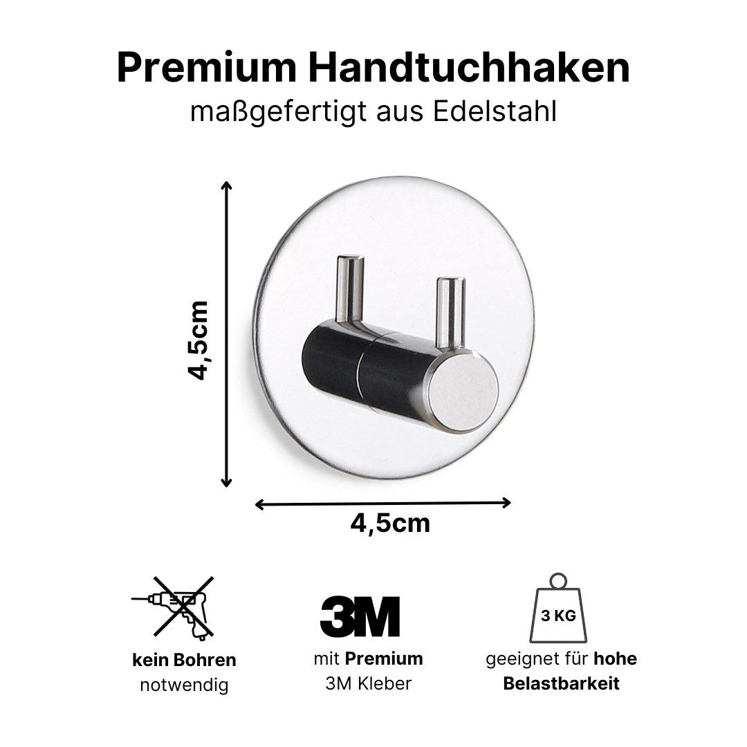 LIVINA HOME Handtuchhaken Haken selbstklebend Bad und Küche, Handtuchhalter günstig online kaufen