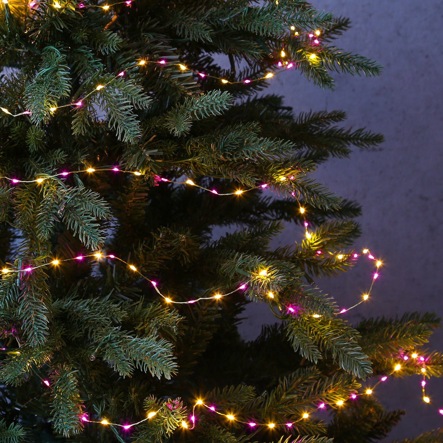 MARELIDA LEDLichterkette »LED Lichterkette Compact Twinkle 567LED pink