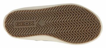 Geox J KALISPERA GIRL Sneaker mit stylischem Sternenmuster, Freizeitschuh, Halbschuh, Schnürschuh