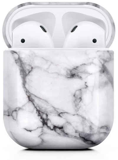 MyGadget Kopfhörer-Schutzhülle »Hardcase Hülle Glänzend Marmor Muster Case Cover« Apple AirPods 1 & 2