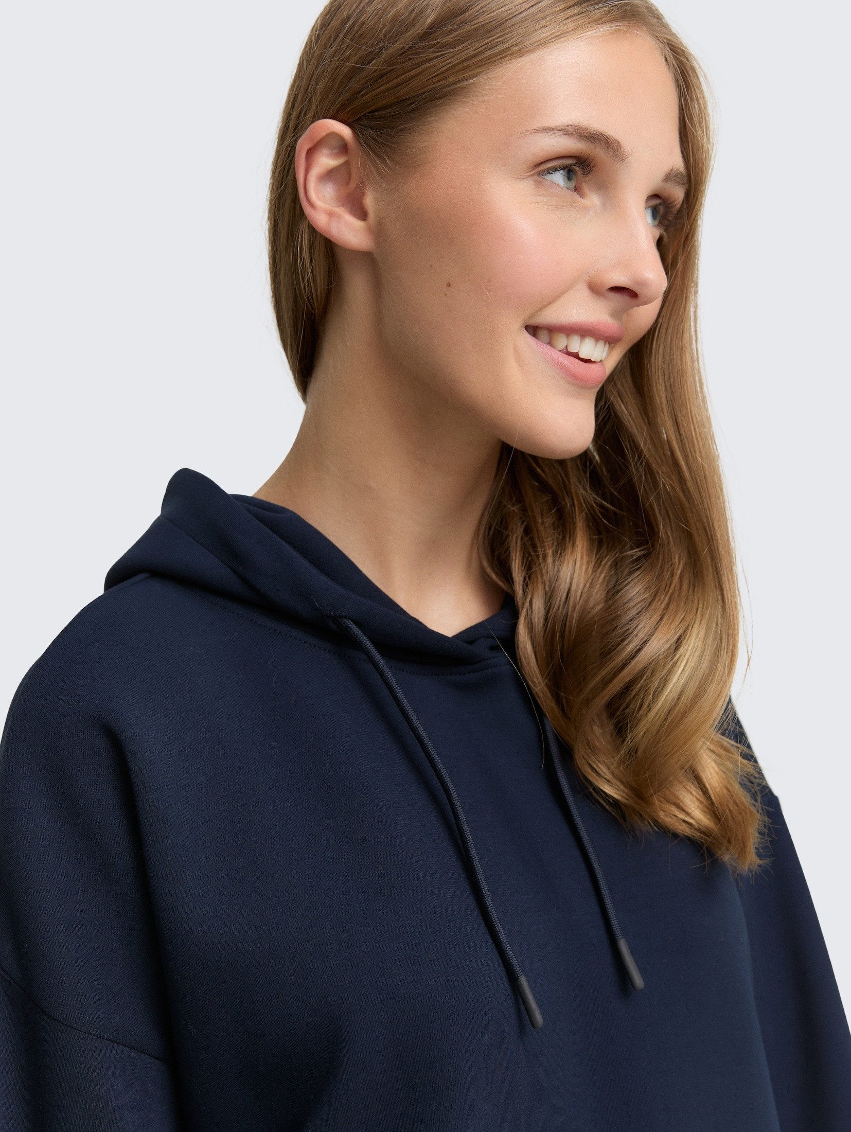 TOM TAILOR Denim Sweatshirt Strick & Sweatshirts Loose Fit Scuba Hoodie Sweatshirt