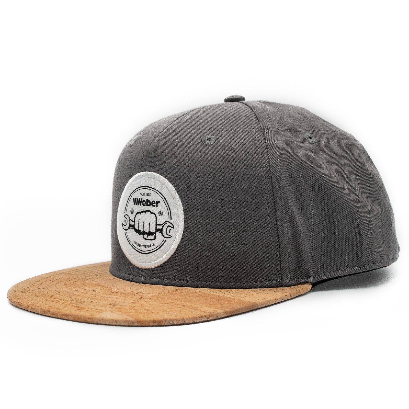 Snapback Cap Weber #Werkeholics Snapback Cap grau/braun