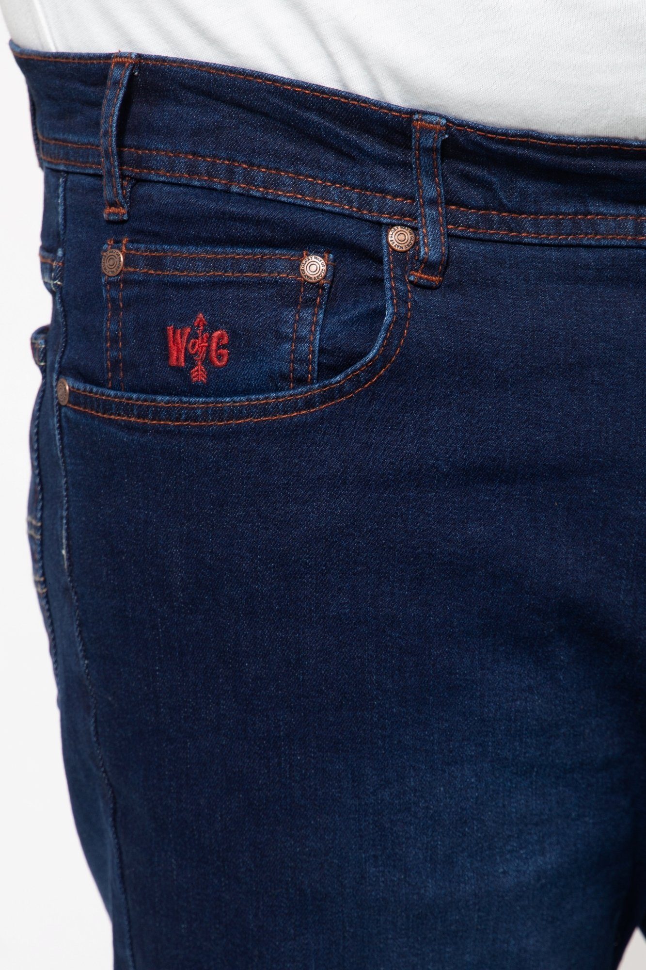 Übergrößen Jeans Glory Gerade mittelblau Way of Tom Jeans