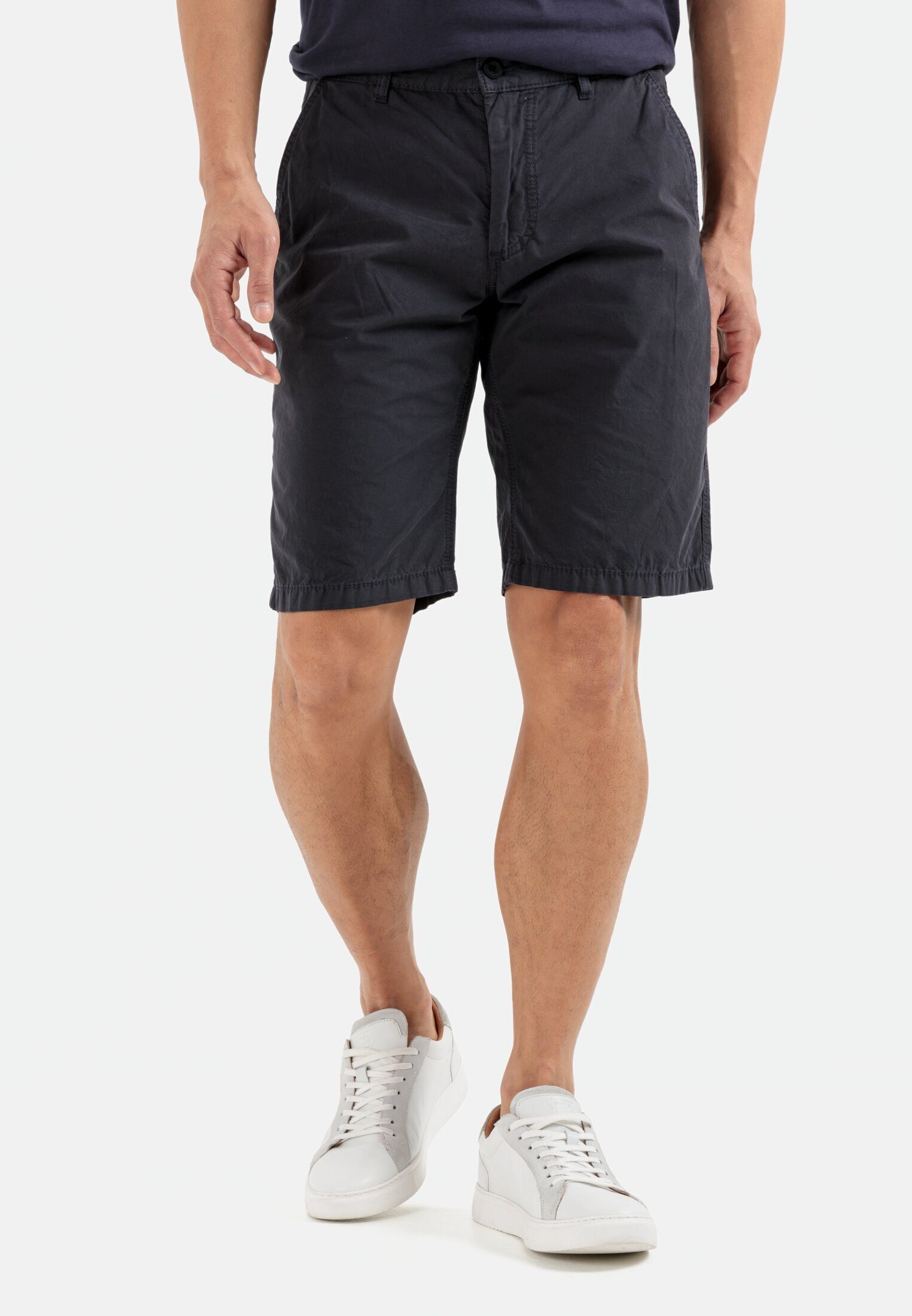 Regular Fit camel Chinoshorts active Dunkelblau