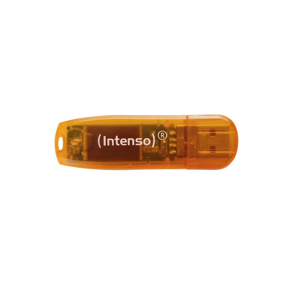 Intenso USB-Stick 64 GB Orange, USB 2.0, hohe USB-Stick
