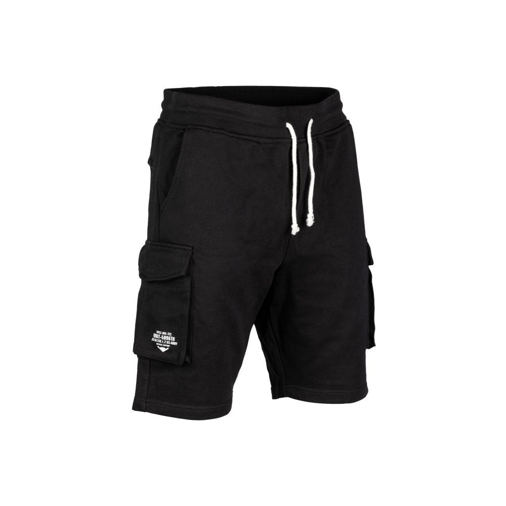 US Mil-Tec Cargoshorts SCHWARZ (1-tlg) - COTTON S SWEATSHORTS