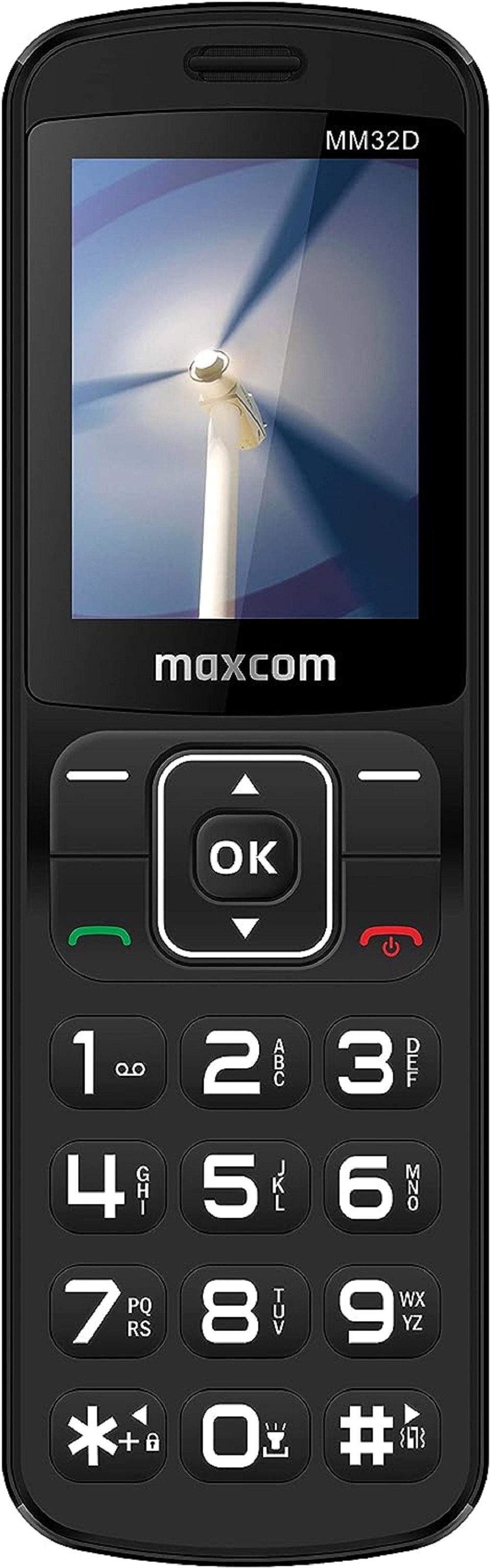 display, Maxcom 2G, Batterie Seniorenhandy 2,4'' Telefon 800 mAh