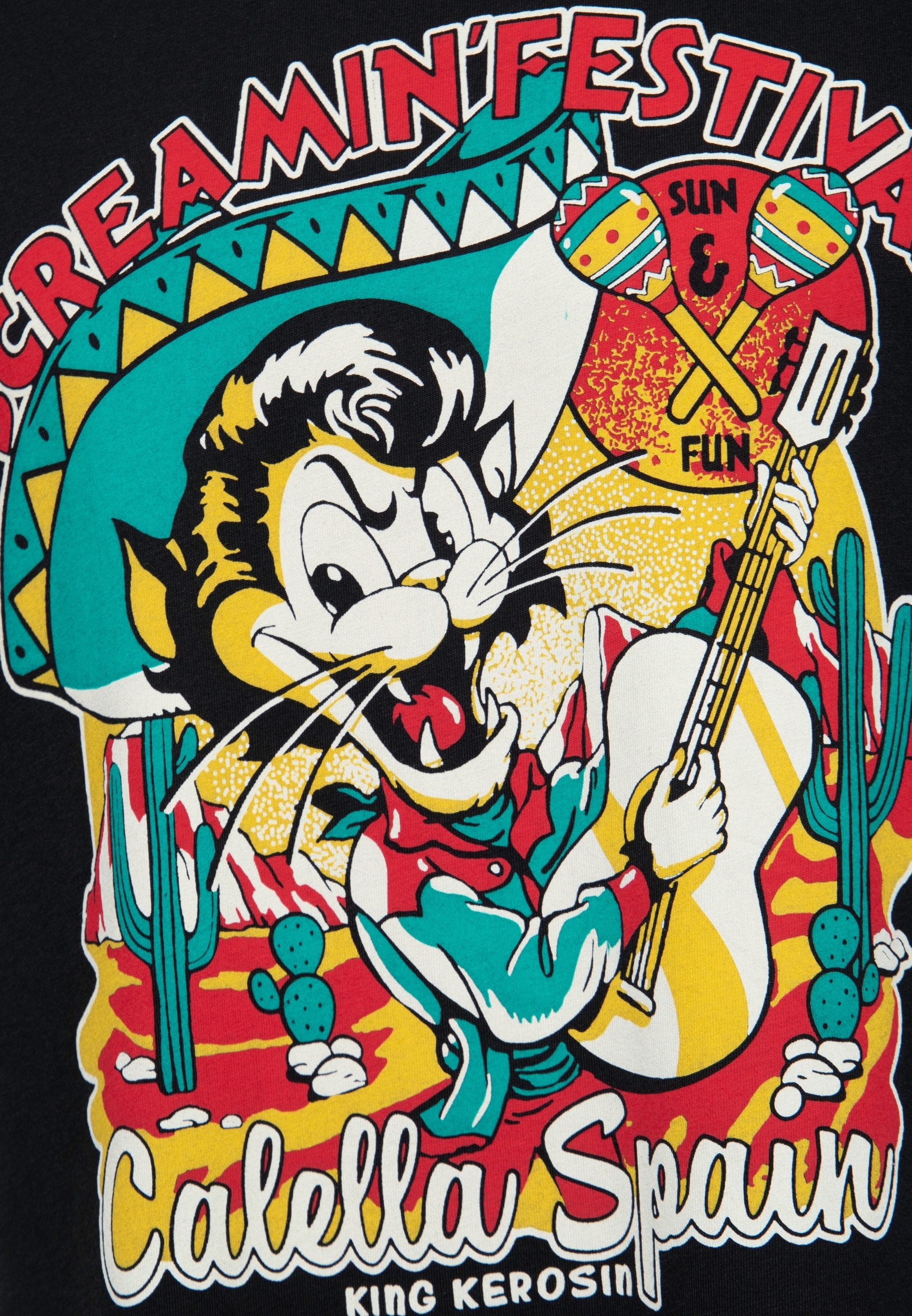 KingKerosin Print-Shirt Screamin' - 50s Rock & Rhythm Festival (1-tlg) mit speziellem Print und offizielles Festival T-Shirt