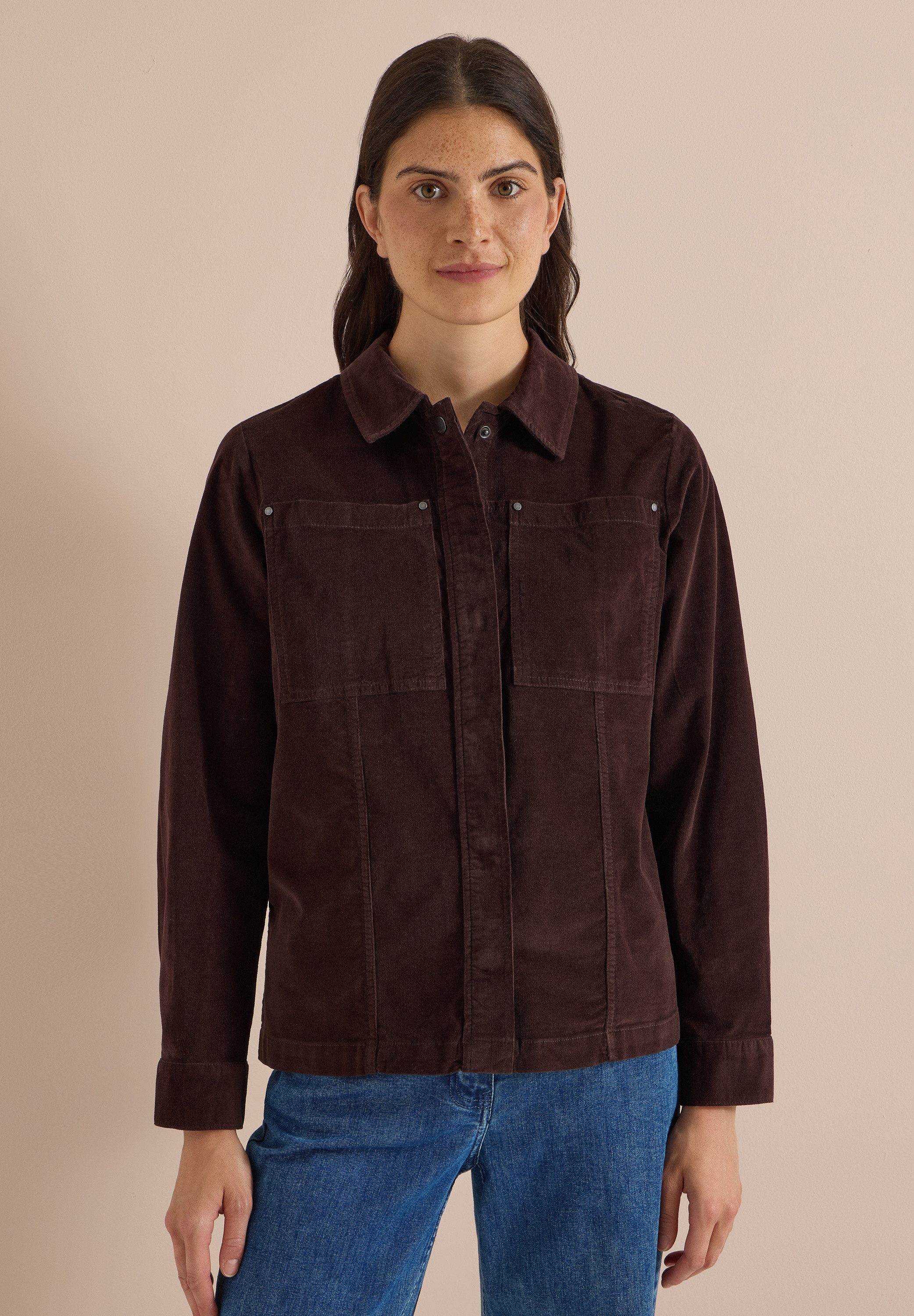 CECIL Kurzjacke in Cord-Optik